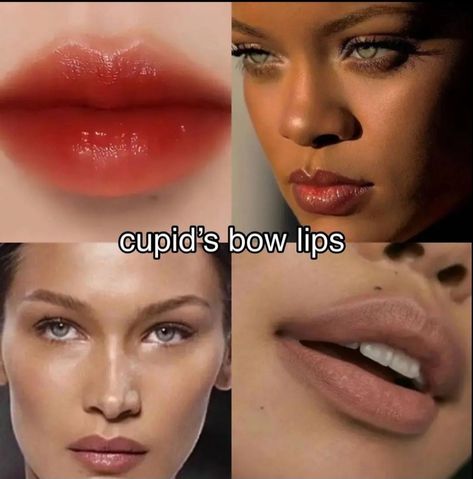 Cupid bow lips example Cupid’s Bow, Cupid Lips Shape, Cupid Bow Lips Aesthetic, Lips Cupids Bow, Character Physical Traits, Bow Shaped Lips, Cupid's Bow Lips, Types Of Lips Shape, Cupid Bow Lips