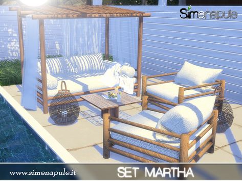 Sims 4 Cc Rooms Living Room, Sims 4 Cc Exterior Furniture, Sims 4 Beach Furniture Cc, Sims Cc Exterior, Sims 4 Outside Furniture, Sims 4 Island Living Cc Furniture, Island Cc Sims 4, Ts4 Pool Cc, The Sims Resource Living Room