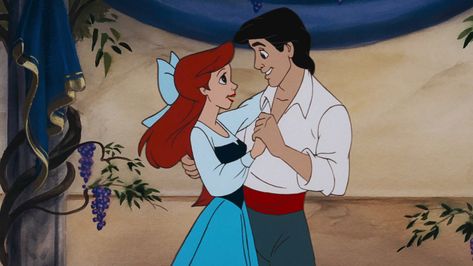 Disney Ariel And Eric, Ariel And Eric, Disney Romance, Disney Frames, Official Disney Princesses, Disney Princesses And Princes, Movies Disney, Star Wars Disney, Film Disney