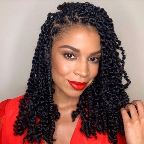 Spring Twists Crochet, Susan Kelechi Watson, Twists Crochet, Spring Twist Hair, Synthetic Braiding Hair, Short Box Braids Hairstyles, Spring Twists, Hair For Women, Twist Hair