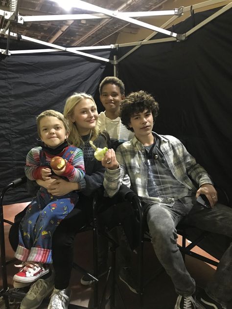 chucky 2021 cast Tv Show Behind The Scenes, Chuck Cast, Chucky 2021, Chuck Series, Alyvia Alyn Lind, Cast Band, Zackary Arthur, Chucky Movies, Chucky Horror Movie