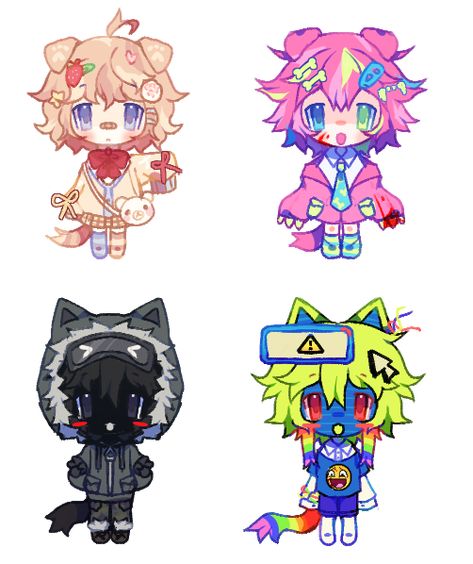 Blueberry Character Design, Cute Adoptables, Chibi Adoptables, Adopts Characters, Character Adopts, Free Adoptables, Adopt Characters, Adoptables Characters, Oc Adopts