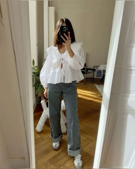 Peplum Shirt, Outfit Ideas Summer, Inspo Outfit, Mode Ootd, Stockholm Fashion, Trendy Clothes, Outfits Verano, Casual Chic Outfit, Fashion Mistakes