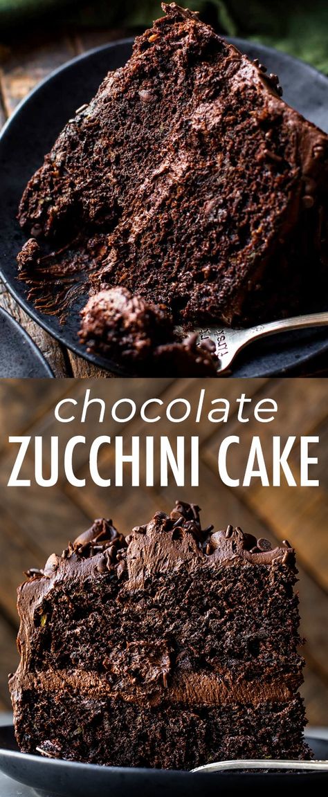 Zucchini Cake Recipe, Chocolate Zucchini Cake Recipe, Fudgy Chocolate Cake, Zucchini Cakes Recipe, Zucchini Quiche, Zucchini Recipes Dessert, Best Zucchini, Zucchini Brownies, Chocolate Zucchini Cake