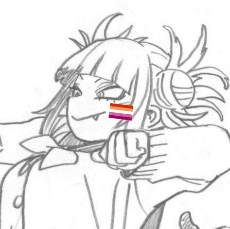 Lesbian Flag Profile Picture, Lesbian Flag Profile Picture Cute, Cutecore Lesbian Flag, Cute Pfp With Lesbian Flag, Mean Lesbian Flag, Lesbian Flag Icon Mha, Lesbian Flag, Flag Icon, Anime Icons