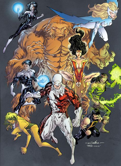 Jack Kirby Art, Xmen Art, Alpha Flight, Marvel And Dc Characters, Team Canada, Marvel Posters, Superhero Characters, Marvel Comic Universe, Uncanny X-men