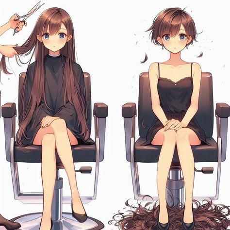 LinktreeMake your link do more. Anime Haircuts Women, Long Hair Drawing, Anime Haircut, Red Hair Extensions, Long Hair Cut Short, Forced Haircut, Extremely Long Hair, Hair Due, Girl Haircuts