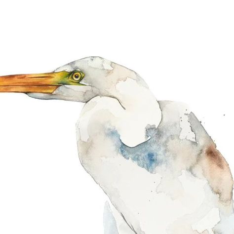 Brown Pelican, Learn Watercolor Painting, Bird Watercolor Paintings, Whimsical Paintings, West Art, Tropical Wall Art, Watercolor Bird, Watercolor Animals, Birds Painting