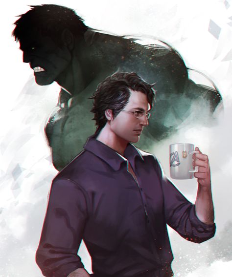 The Hulk Fanart, Bruce Banner Fanart, Bruce Banner Icon, Hulk Fanart, Hulk Aesthetic, Dr Bruce Banner, Marvel References, Hulk Fan Art, Banner Hulk