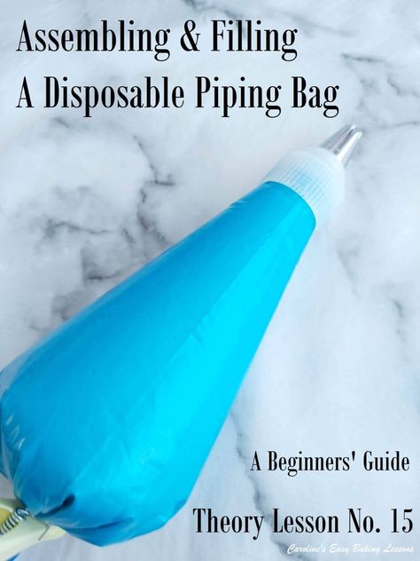 How To Set Up Piping Bag, Icing Bags Diy How To Make, How To Fill Piping Bag, Tipless Piping Bags Tutorial, How To Use Piping Bags And Tips, How To Use A Piping Bag And Tip, Piping Bag Hacks, British Scones Recipe, Pastry Bags