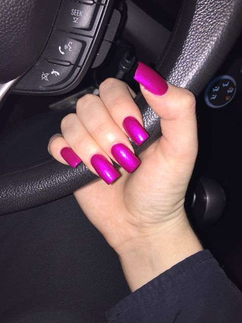 Purple Nails Opi, Fuschia Pink Nails, Fuschia Nails, Nails Opi, Nails Purple, Fuschia Pink, Nails Pink, Purple Nails, Makeup Hair