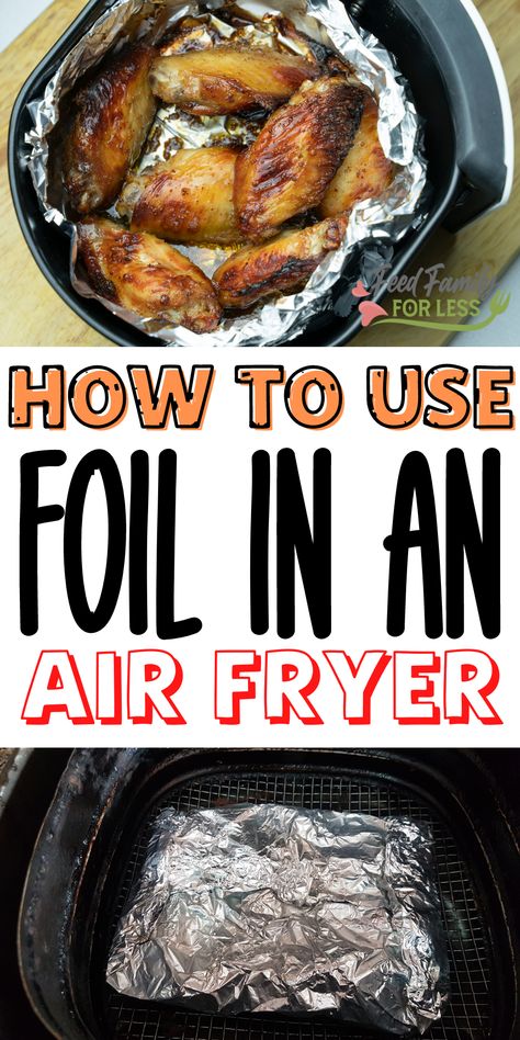 Can You Use Aluminum Foil In Air Fryer, Air Fryer Tips And Tricks, Foil In Air Fryer, Air Fryer Pan, Air Fryer Recipes Dessert, New Air Fryer Recipes, Air Fryer Recipes Snacks, Air Fryer Cooking Times, Cooks Air Fryer