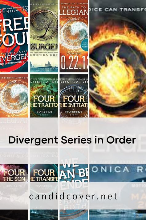 divergent series in order Divergent Book Cover, Books Like Divergent, Divergent Faction, Divergent Abnegation, Divergent Book Series, Insurgent Book, Divergent Book, Divergent Series, Divergent