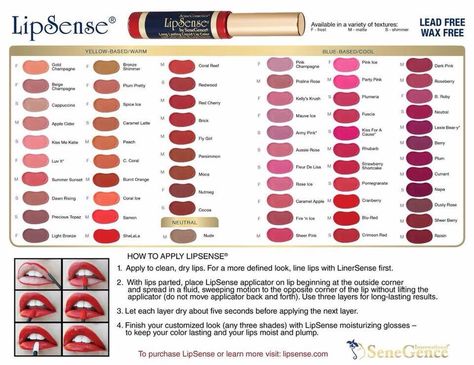 Color chart Lipsense Colors Chart, Beautiful Lip Color, Lipsense Lip Colors, Long Lasting Lip Color, Senegence Lipsense, Lipsense Colors, Facebook Party, Dry Lips, Cool Tones