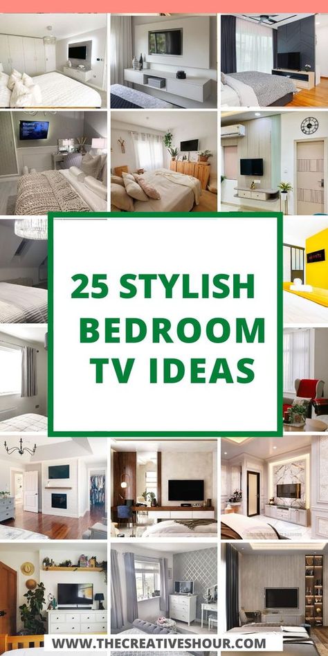 Looking for creative bedroom TV ideas for small spaces? Explore these masterful solutions for men's bedrooms, including hidden TV mounts, corner setups, and stylish options from Ikea. Discover how to maximize space in small rooms, attics, and guest bedrooms while keeping the aesthetic appeal intact. Whether it's a teen's haven or your personal retreat, these under-the-radar solutions will elevate your bedroom's design and functionality. Tv Area Bedroom Ideas, Small Mens Bedroom Ideas Layout, Small Bedroom With Tv On Wall, Bedroom Tv Wall Ideas Small Spaces, Bedroom Tv Ideas, Tv Bedroom Ideas, Tv In Bedroom Ideas, Gray Accent Wall Bedroom, Bedroom Tv Wall Ideas