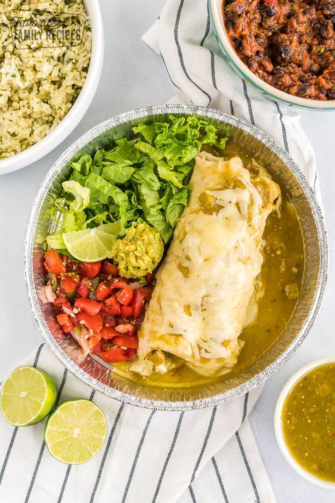 Create your own restaurant style burrito with our Cafe Rio Sweet Pork Burrito Copycat Recipe. Smothered in enchilada sauce, it tastes just like the original. Sweet Pork Burrito, Cafe Rio Recipes, Cafe Rio Sweet Pork Recipe, Sweet Pork Recipe, Pork Enchiladas, Homemade Refried Beans, Cafe Rio, Sweet Pork, Burritos Recipe