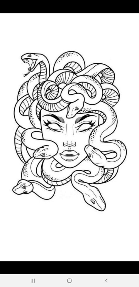 Madussa Drawings, Medusa Tattoo Stencil, Jacks Tattoo, Snake Outline, Neck Tattoo Women, Medusa Drawing, Tats Ideas, Jack Tattoo, Medusa Tattoo Design