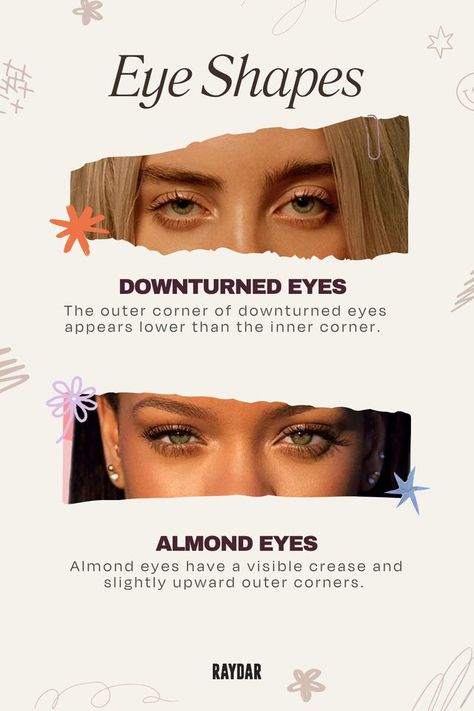 Almond Downturned Eyes Makeup, Winged Eyeliner For Downturned Eyes, Round Almond Eyes, Eye Makeup For Downturned Eyes, Makeup For Almond Shaped Eyes, Makeup Downturned Eyes, Eyeliner For Almond Shaped Eyes, Almond Makeup, Almond Eye Shape