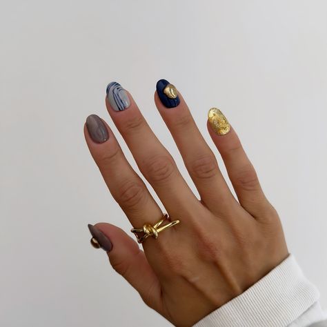 ᑎᑌᗩᑎᑕᗴ ᑎᗩᐯY Press-on perfection is here! Elevate your nail game with our stunning new collection. Ready to slay in style? Shop now and let your nails do the talking! 💖 #PressOnNails #NailGoals Short Navy Nails, Navy Blue Nail Designs, Blue Nail Design, Navy Nails, Navy Blue Nails, Blue Nail Designs, Blue Nail, Nail Sizes, Nail Games