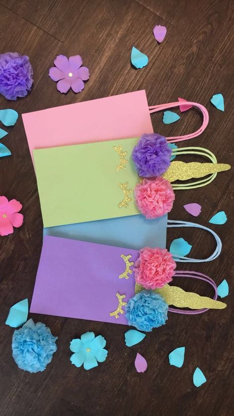 Bag Supplies, Unicorn Baby Shower, 6th Birthday Parties, Unicorn Birthday Parties, 4th Birthday Parties, 3rd Birthday Parties, Unicorn Party, Unicorn Birthday, Birthday Fun