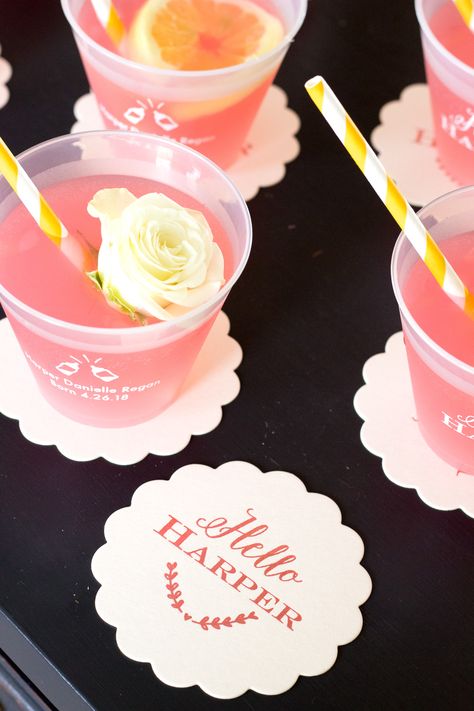 Sip & See Party ~ Hello Harper! | Shining on Design Valentines Sip And See, Sip N See Party Ideas Girl, Sip N See Party Ideas, Sip And See Party Ideas Girl, Sip And See Party Ideas, Sip N See, Sip And Shop, Welcome Baby Party, Lavender Cookies