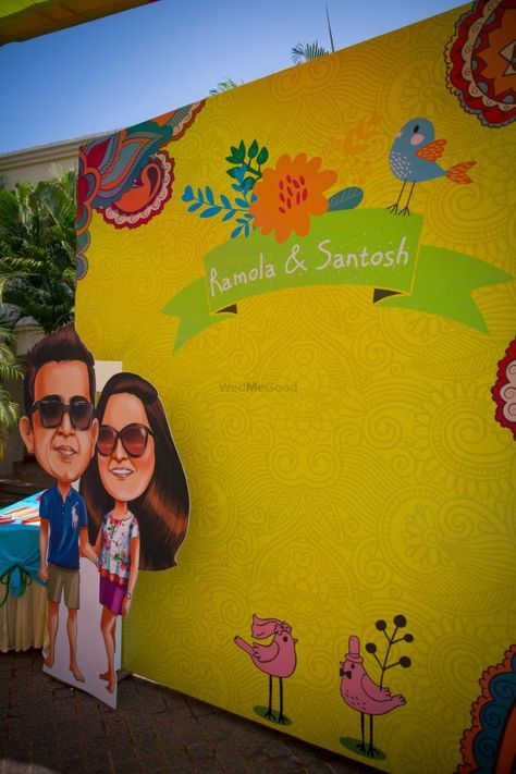 The Most Fun Backdrops for the Craziest Photos! | WedMeGood Selfie Booth, Shadi Dress, Delhi Wedding, Pani Puri, Wedding Mandap, Indian Wedding Planning, Wedding Planning Websites, Photo Booths, E Mc2