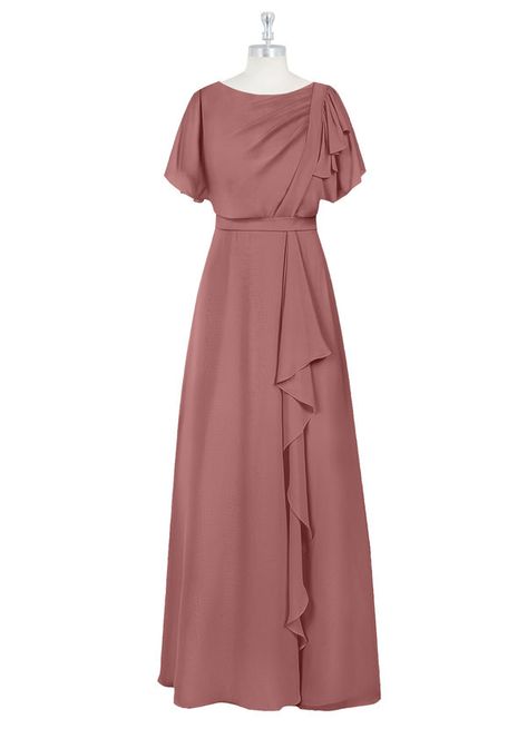 Azazie Aaliyah Modest Bridesmaid Dresses | Azazie Modest Bridesmaid Dresses With Sleeves, Taupe Bridesmaid Dresses, Bridesmaid Dresses Azazie, Bridesmaid Dresses Boho, Dusty Rose Bridesmaid Dresses, Bridesmaid Dresses With Sleeves, Light Pink Dress, Modest Bridesmaid Dresses, Dusty Rose Dress