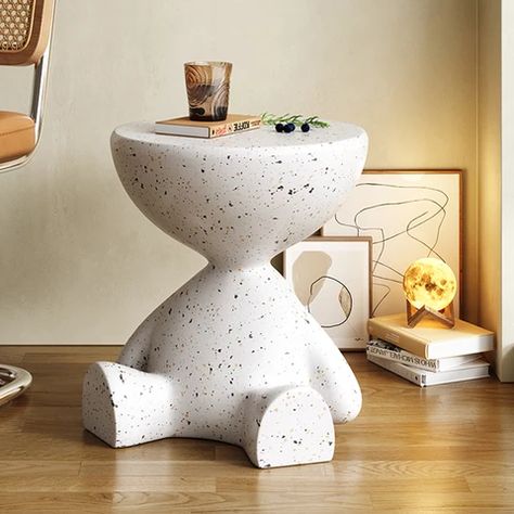 Creative Sofa Side Table Bedroom Mobile Bedside Table Living Room Coffee Tables Nordic Home Decor Statue Storage Desks Tea Table| | - AliExpress Papie Mashe, Paper Mache Art Sculpture, Side Table Bedroom, Living Room Coffee Tables, Weird Design, Decor Statue, Nordic Home Decor, Ceramic Furniture, Kids Bedroom Designs