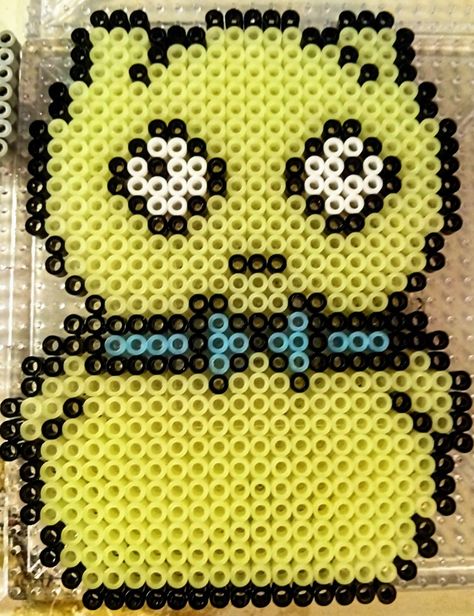 Perler Beads Glow In The Dark Patterns, Bobs Burger Perler Bead Patterns, Perler Bead Patterns Bobs Burgers, Bobs Burgers Pixel Art, Bobs Burgers Perler Beads, Glow In The Dark Perler Bead Patterns, Big Perler Bead Patterns, Alt Crafts, Kuchi Kopi