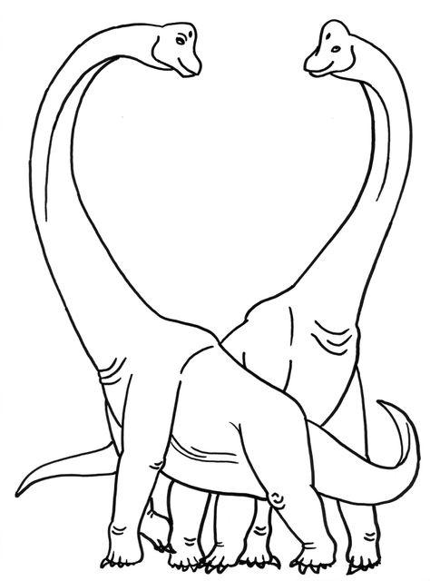 Brachiosaurus Coloring Pages - Best Coloring Pages For Kids Dinosaur Tattoos, Abc Coloring Pages, All Dinosaurs, Dinosaur Coloring Pages, Dinosaur Coloring, Kids Imagination, The Good Dinosaur, Coloring Pages For Girls, Prehistoric Creatures