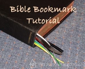 Bible Bookmark Tutorial - add extra ribbon bookmarks to your Bible -- #t2hmkr Bookmarks Tutorial, Agape Ideas, Bookmark Tutorial, Bible Bookmarks, Wordless Book, Braided Ribbon, Titus 2, Children Church, Scripture Memorization