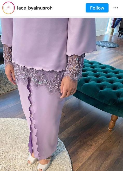 Baju Kurung Moden Style, Renda Kebaya, Bridesmaid Dresses Long Lace, Eid Fashion, Nikah Outfit, Bridesmaids Dress Inspiration, Lace Dress Design, Traditional Dresses Designs, Women Blouses Fashion