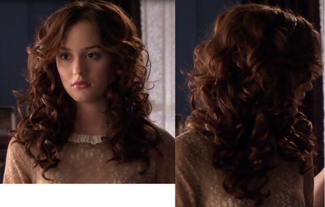 Blair Waldorf curls hair Blair Waldorf Curls, Blair Waldorf Curly Hair, Blair Waldorf Hair Tutorial, Blair Waldorf Hair Color, Blair Waldorf Hairstyles, Blair Waldorf Hair, Brown Hair Color Shades, Hairstyles Inspiration, Character Flaws