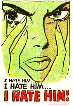 Comically Vintage Richard Hamilton, I Hate Him, Retro Kunst, Vintage Pop Art, Jasper Johns, Romance Comics, Pop Art Comic, Old Comics, Pulp Art