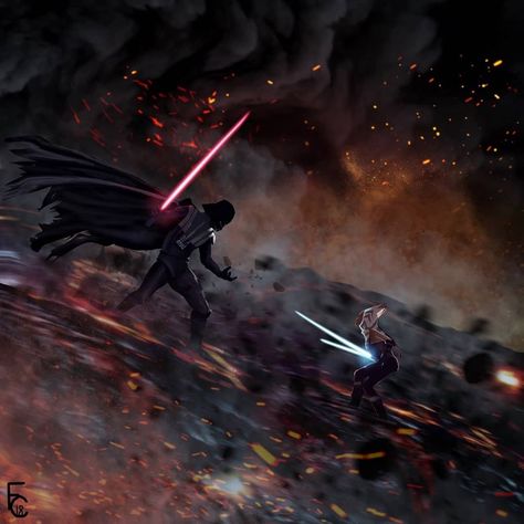 Darth Vader Vs Ahsoka, Anakin Darth Vader, Ashoka Tano, Sci Fi Shows, Darth Maul, Ahsoka Tano, Star Wars Images, Star Wars Pictures, Older Brother