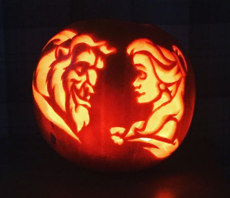 Beauty And Beast Pumpkin Carving, Fest Ideas, Carving Templates, Pumkin Carving, Halloween Pumpkin Carving Stencils, Carving Stencils, Pumpkin Designs, Pumpkin Carvings, Lantern Ideas