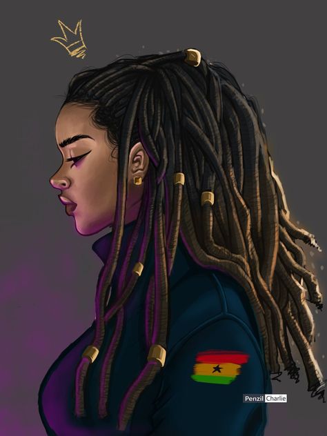 April 26, Instagram Art, Black Queen, Locs, African American, Dreadlocks, Queen, On Instagram, Instagram