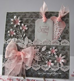 pamscrafts: special day. Layered Tags, Elegant Cards, Wedding Anniversary Cards, Fancy Fold Cards, Pocket Cards, Special Cards, Pretty Cards, Floral Cards, Creative Cards