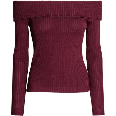 Off-the-shoulder Top $24.99 (225 SEK) ❤ liked on Polyvore featuring tops, off the shoulder tops, long sleeve tops, jersey top, long sleeve jersey and purple jersey Long Sleeve Jersey, Country Outfits, Shoulder Sweater, Luxury Outfits, Dark Red, Women Crop, Online Fashion, Capsule Wardrobe, Crop Tops Women