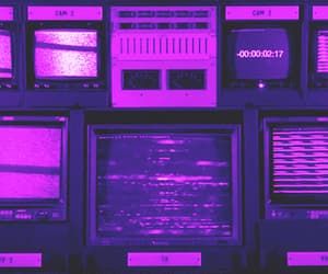 Purple Computer Aesthetic, Purple Computer, Pink Retro Wallpaper, Computer Aesthetic, Purple Anime, Night Rider, Violet Aesthetic, Purple Vibe, Lavender Aesthetic