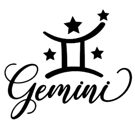 Gemini Star Sign, Gemini Star, Siser Vinyl, Tattoo Now, Laser Engraved Ideas, Zodiac Designs, Gemini Sign, Silhouette Clip Art, Graffiti Font