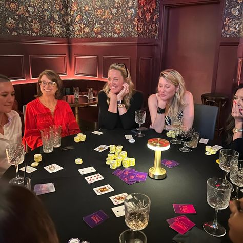 About last night.♥️ There’s nothing better than the sounds of women taking risks and winning big. Playing poker is just like life, you need to taking those riskS to win. Plural. We want you to get comfortable taking calculated risks and we want you to practice it over and over again. Thank you to @fullpicture x @moiraforbes x @seven24collective x @gansevoort and all of our guests for joining us for poker night. Girls Poker Night, Women Playing Poker, Bee Fashion, Taking Risks, Poker Night, About Last Night, Take Risks, Last Night, Want You