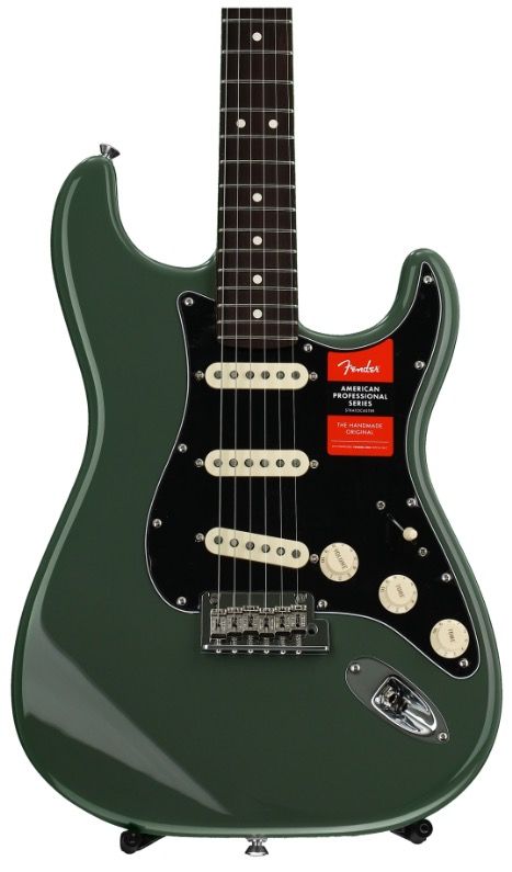 2017 American Professional Series - Olive Green Green Stratocaster, Fender Acoustic, Guitar Inlay, Guitar Room, Learning Guitar, Stratocaster Guitar, Green Electric, Guitar Obsession, Cool Electric Guitars