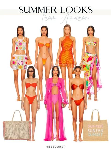 Resortwear from Revolve, swimsuit, Revolve swimwear, Revolve resort edit, beach vacation outfit, beach outfit, beach cover up Trendy Vacation Outfits, Revolve Swimwear, Vacation Outfits Beach, Beach Vacation Outfits, Midsize Fashion, Beach Outfits, Vacation Outfit, Sun Tan, Beach Covers