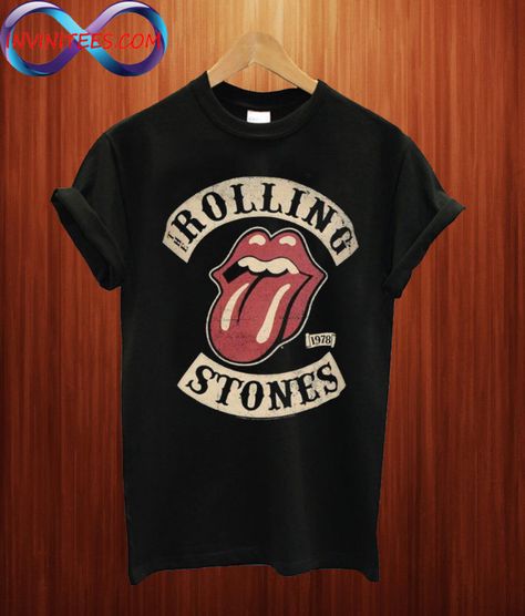 Rolling Stones T shirt Direct To Garment Printer, Rolling Stones, Gray White, Cool Shirts, Black Gray, Shirt Style, Print T Shirt, Screen Printing, Rolls