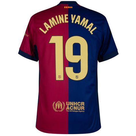 PRICES MAY VARY. 100% recycled Polyester. Club crest and brand logo placed on the upper. Lamine Yamal #19 pressed on the back. This item is in Adult sizes. Hand Wash only. Pedri