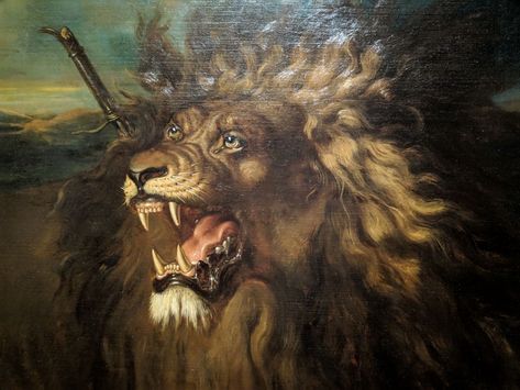 The Pride of Benjamin. Inspired by Raden Saleh’s iconic… | by Joey | Literally Literary | Medium Wounded Lion, Raden Saleh, Lion Painting, Historical Painting, Virtual Museum, Modern Artists, Art Trends, Japanese Prints, Fine Arts Posters