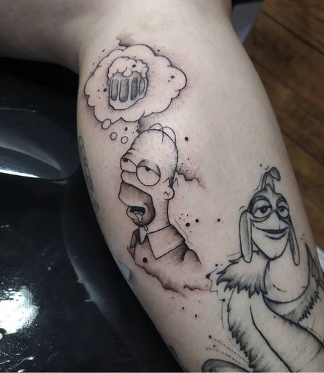 Simpsons Tattoo, Skull Tattoo, Tattoos