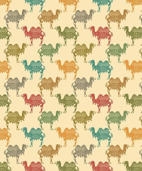 Mughal Animal Motifs, Camel Tattoo, Rajasthani Art, Digital Invitations Wedding, Design Pattern Art, Ajrakh Prints, Printed Linen Fabric, Folk Art Flowers, Fabric Display