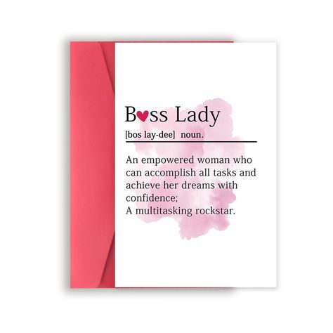 PRICES MAY VARY. BOSS DAY GIFT: It’s a best boss’s day gift for boss lady, leader, mentor, boss lady, to express your appreciation. GOOD MEMORY: When your boss opens it, he/she will be very surprised and it will be a good memory for him/her. CARD SIZE: The card size is 8 x 5.3 inches / 20.5 x 13.5cm(folded). LUXURY TEXTURE: This greeting card is printed on recycle 300gsm linen cardstock for a luxury feel. Comes with a sturdy envelope and a sticker for mailing or gifting. DIY BY YOURSELF: The ins Boss Day Cards, Boss Day Card, Happy Boss Day, Bosses Day Cards, Employee Thank You, Happy Boss, Luxury Texture, Happy Boss's Day, Boss Day